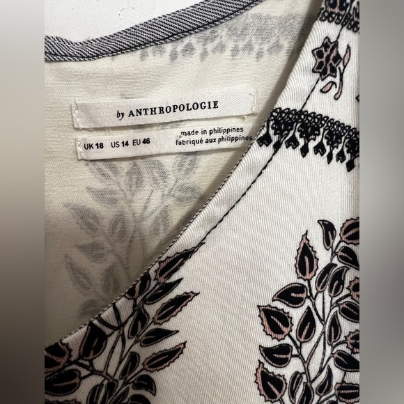 ANTHROPOLGIE Woodblock MIDI Sleeveless Dress - Picture 13 of 14